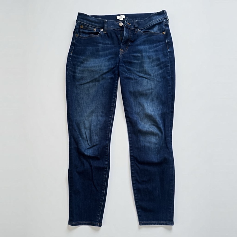 J. Crew Dark Blue Ankle/Cropped Jeans